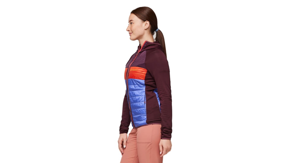 Cotopaxi Capa Hybrid Insulated Hooded Jacket - Womens, Wine/Amethyst, Small, CAHYJ-F23-WIAME-W-S
