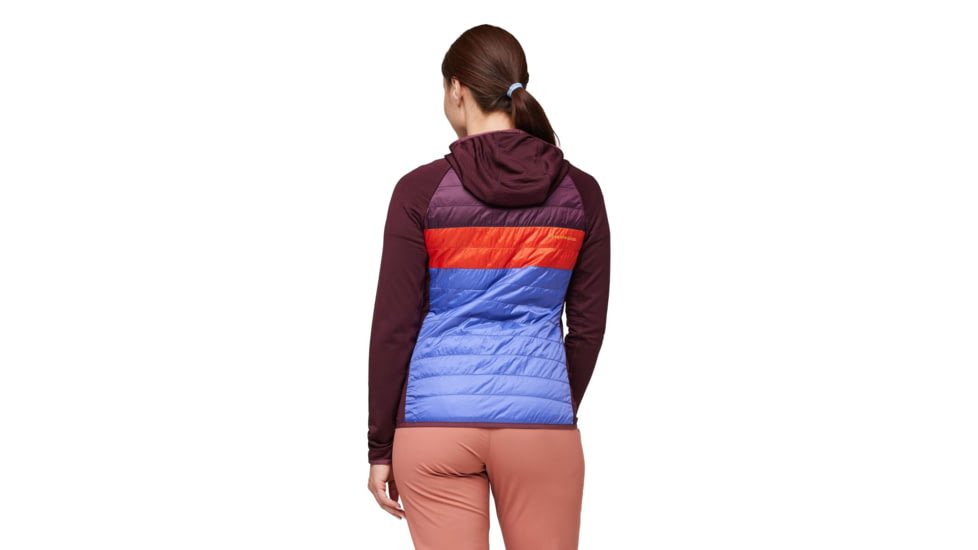 Cotopaxi Capa Hybrid Insulated Hooded Jacket - Womens, Wine/Amethyst, Small, CAHYJ-F23-WIAME-W-S