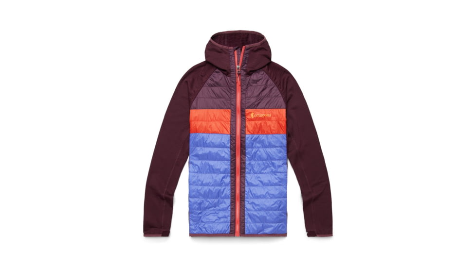 Cotopaxi Capa Hybrid Insulated Hooded Jacket - Womens, Wine/Amethyst, Small, CAHYJ-F23-WIAME-W-S