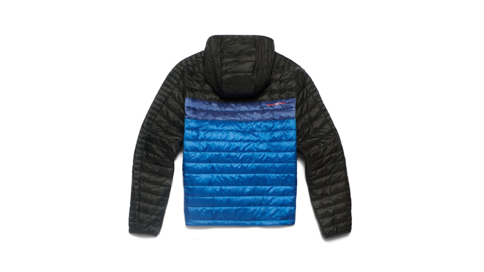 Cotopaxi Capa Insulated Hooded Jacket - Mens, Black/Pacific, Extra Small, CAPHJ-F22-BLKPA-M-XS
