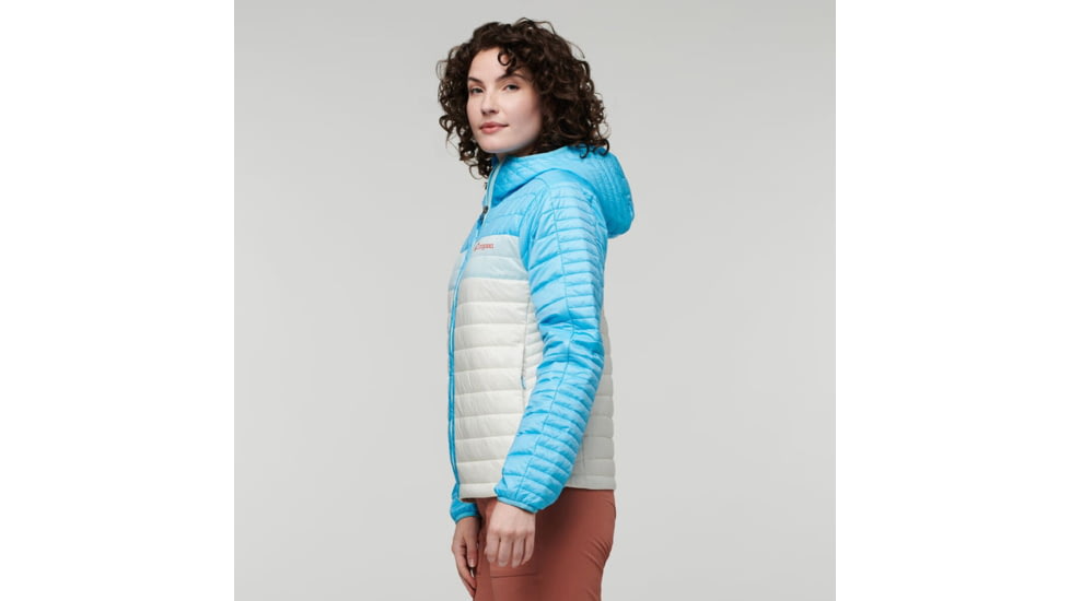 Cotopaxi Capa Insulated Hooded Jacket - Womens, Blue Sky/Bone, Large, CAPHJ-F22-BSKBN-W-L