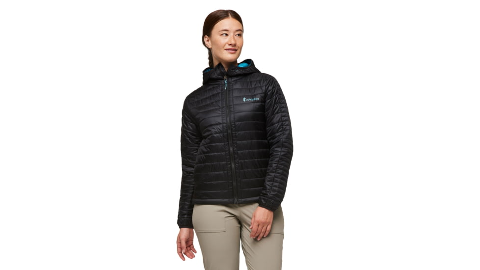 Cotopaxi Capa Insulated Hooded Jacket - Womens, Cotopaxi Black, Extra Large, CAPHJ-F23-CPBLK-W-XL