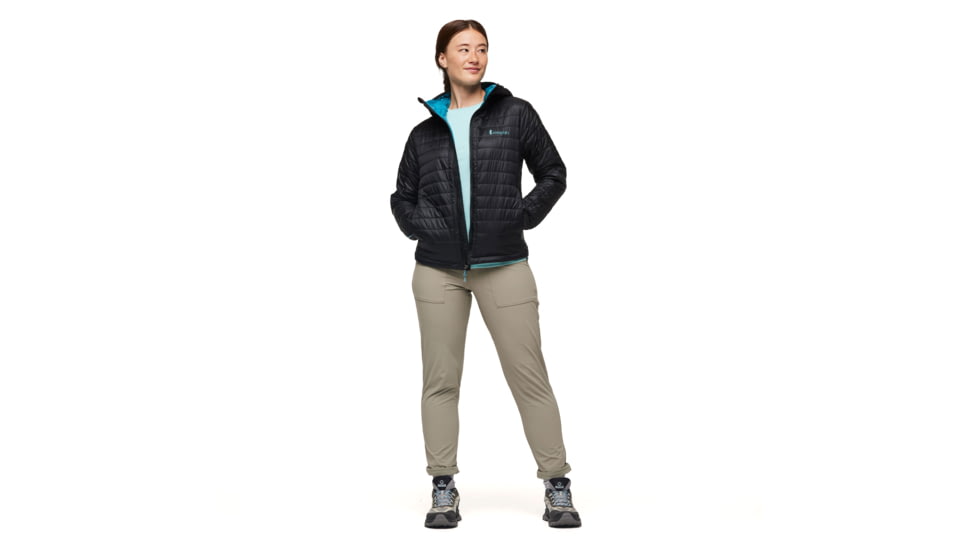 Cotopaxi Capa Insulated Hooded Jacket - Womens, Cotopaxi Black, Extra Large, CAPHJ-F23-CPBLK-W-XL
