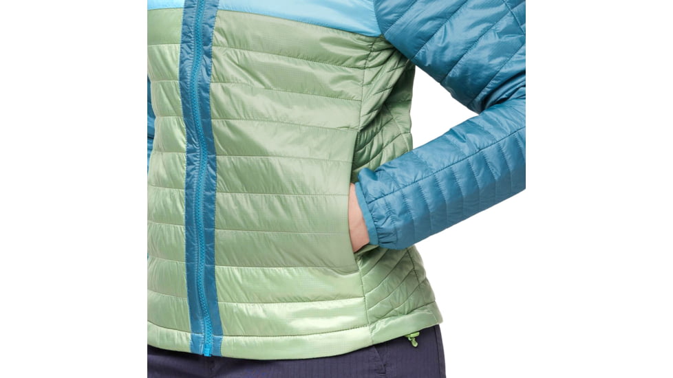 Cotopaxi Capa Insulated Hooded Jacket - Womens, Drizzle/Aspen, 2XS, CAPHJ-F23-DRIZAS-W-XXS