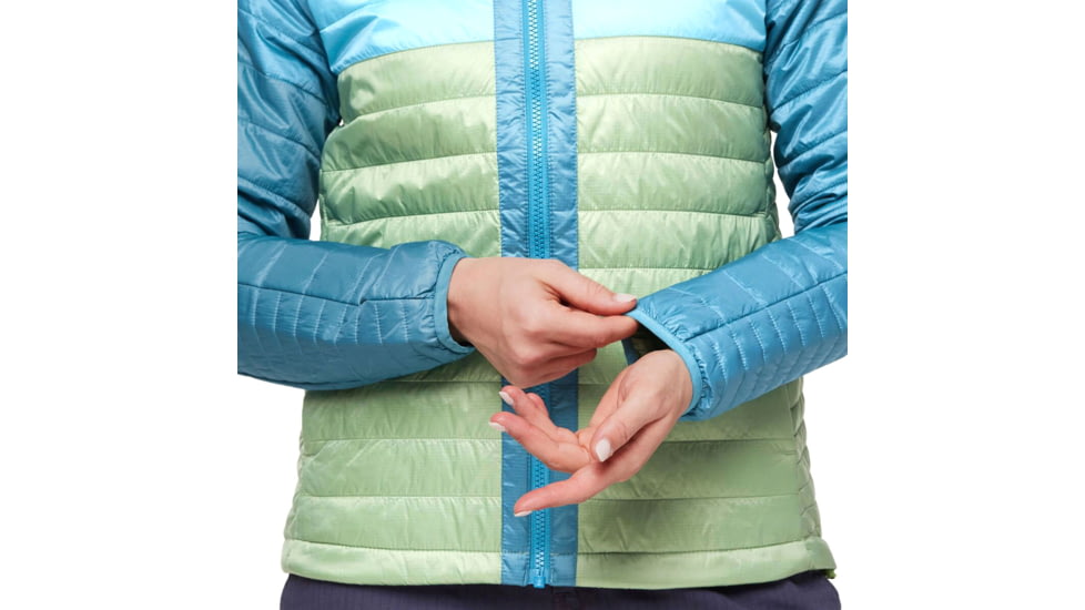 Cotopaxi Capa Insulated Hooded Jacket - Womens, Drizzle/Aspen, 2XS, CAPHJ-F23-DRIZAS-W-XXS