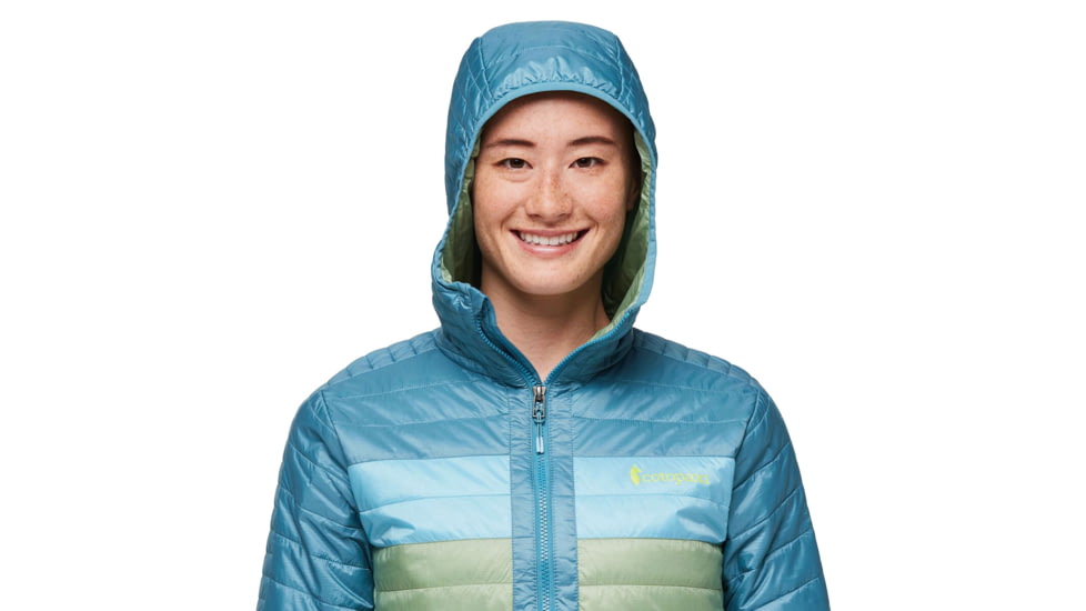 Cotopaxi Capa Insulated Hooded Jacket - Womens, Drizzle/Aspen, 2XS, CAPHJ-F23-DRIZAS-W-XXS
