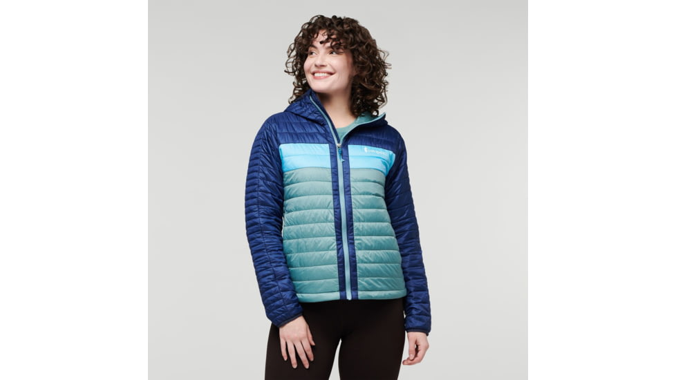 Cotopaxi Capa Insulated Hooded Jacket - Womens, Maritime/Bluegrass, Small, CAPHJ-F22-MTBLG-W-S