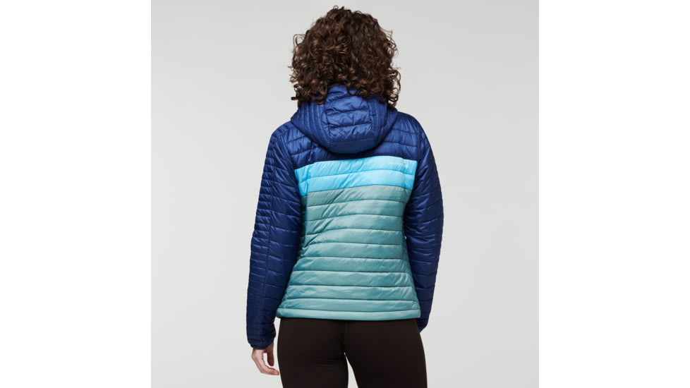 Cotopaxi Capa Insulated Hooded Jacket - Womens, Maritime/Bluegrass, Small, CAPHJ-F22-MTBLG-W-S