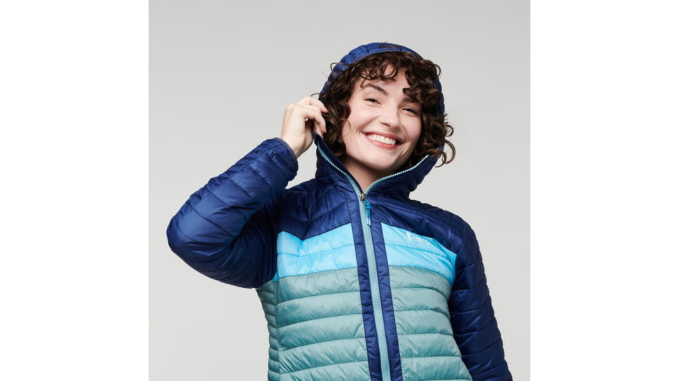 Cotopaxi Capa Insulated Hooded Jacket - Womens, Maritime/Bluegrass, Small, CAPHJ-F22-MTBLG-W-S