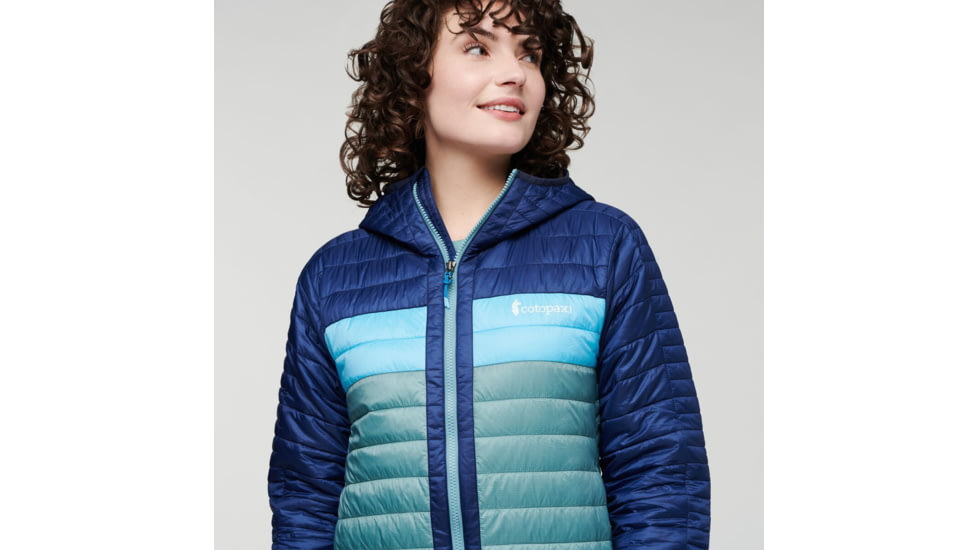 Cotopaxi Capa Insulated Hooded Jacket - Womens, Maritime/Bluegrass, Small, CAPHJ-F22-MTBLG-W-S