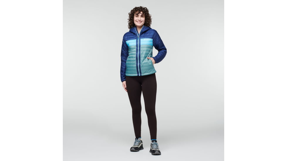 Cotopaxi Capa Insulated Hooded Jacket - Womens, Maritime/Bluegrass, Small, CAPHJ-F22-MTBLG-W-S