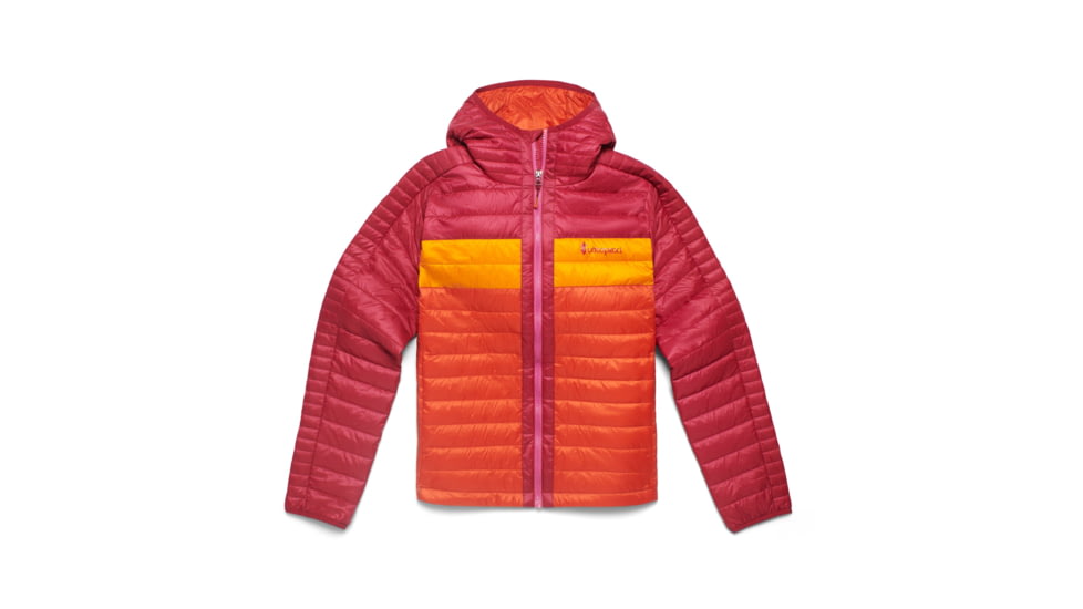 Cotopaxi Capa Insulated Hooded Jacket - Womens, Raspberry/Canyon, Extra Small, CAPHJ-F22-RAZCN-W-XS