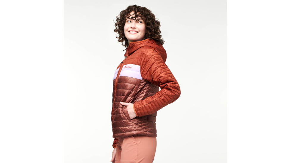 Cotopaxi Capa Insulated Hooded Jacket - Womens, Spice/Chestnut, Large, CAPHJ-F22-SPCCN-W-L