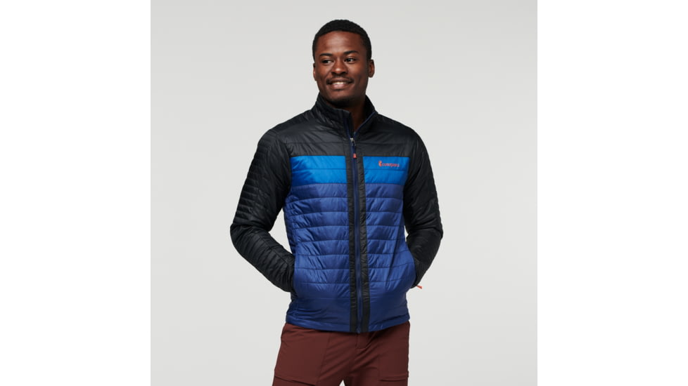 Cotopaxi Capa Insulated Jacket - Mens, Black/Maritime/Pacific, Medium, CAPJ-F22-BLKMT-M-M