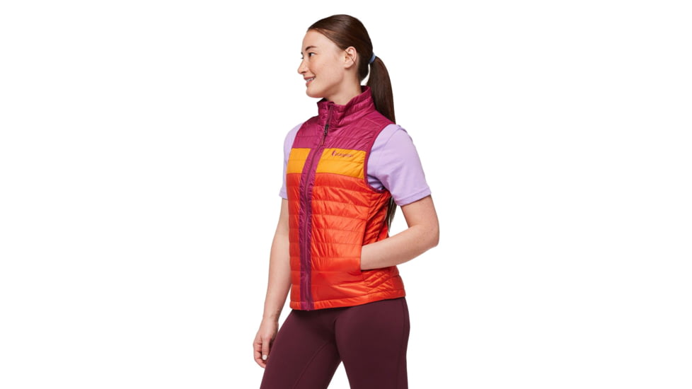 Cotopaxi Capa Insulated Vest - Womens, Raspberry/Canyon, Large, CAPV-F23-RZCNY-W-L