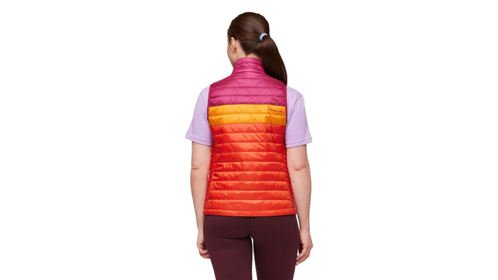 Cotopaxi Capa Insulated Vest - Womens, Raspberry/Canyon, Large, CAPV-F23-RZCNY-W-L