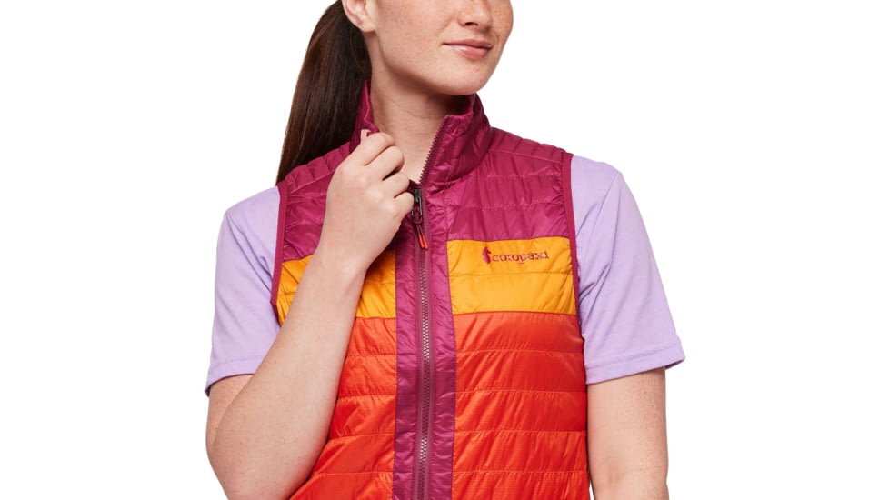 Cotopaxi Capa Insulated Vest - Womens, Raspberry/Canyon, Large, CAPV-F23-RZCNY-W-L
