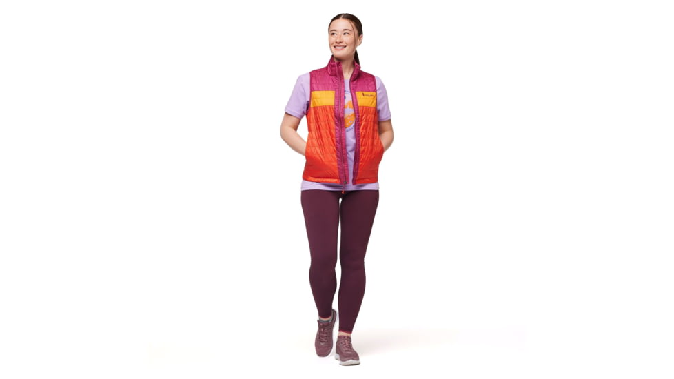 Cotopaxi Capa Insulated Vest - Womens, Raspberry/Canyon, Large, CAPV-F23-RZCNY-W-L