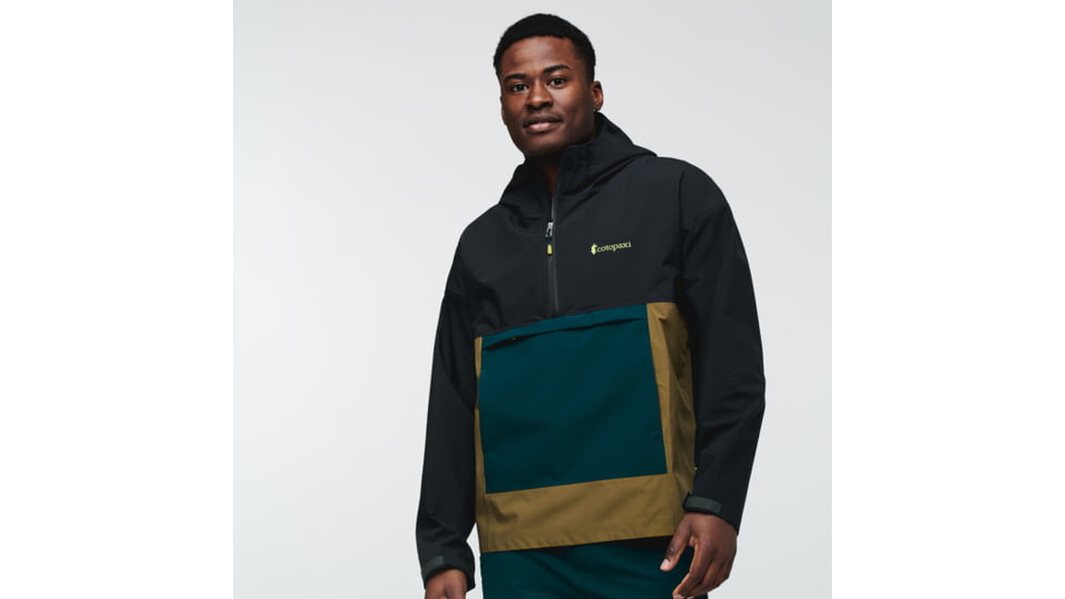 Cotopaxi Cielo Rain Anorak - Mens, Black, Small, CRA-S22-BLK-M-S