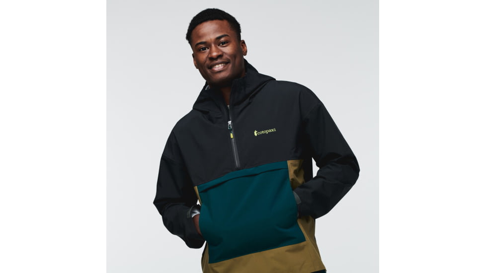 Cotopaxi Cielo Rain Anorak - Mens, Black, Small, CRA-S22-BLK-M-S