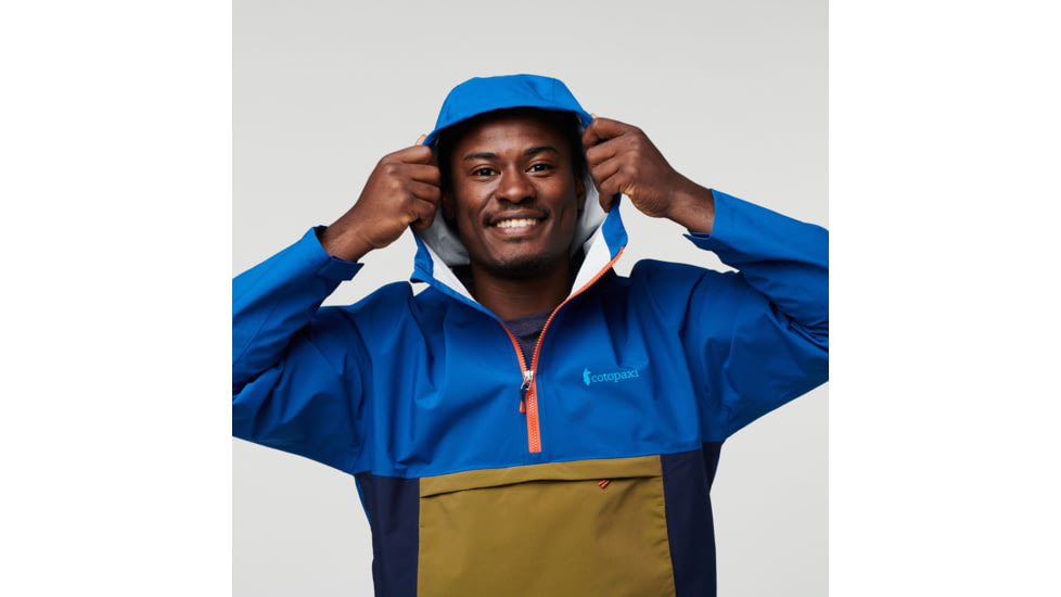 Cotopaxi Cielo Rain Anorak - Mens, Pacific, Large, CRA-F22-PAC-M-L