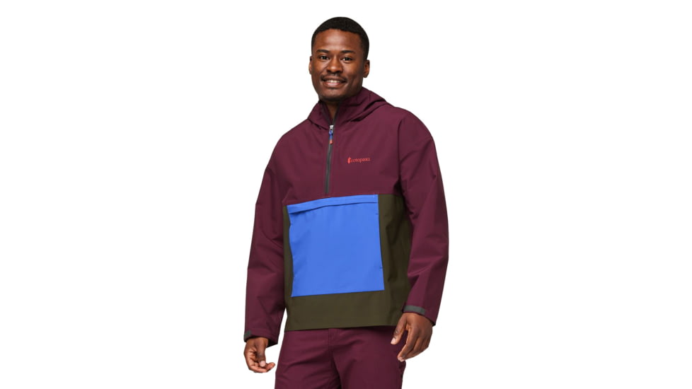 Cotopaxi Cielo Rain Anorak - Mens, Wine, Extra Large, CRA-F23-WINE-M-XL