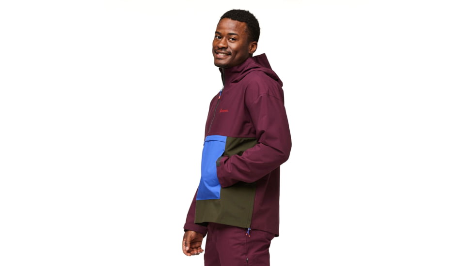 Cotopaxi Cielo Rain Anorak - Mens, Wine, Extra Large, CRA-F23-WINE-M-XL