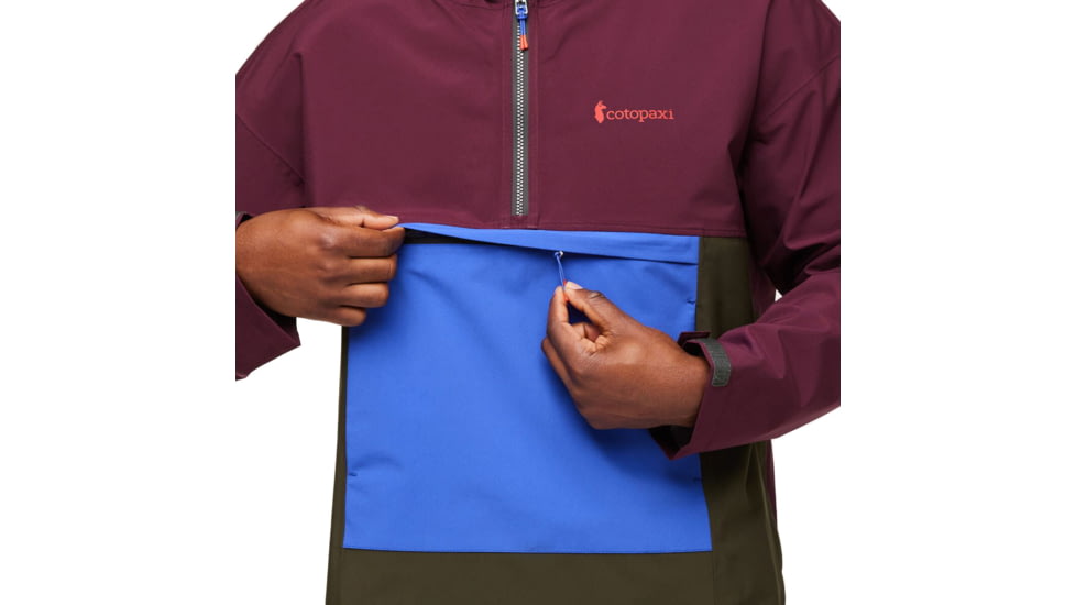 Cotopaxi Cielo Rain Anorak - Mens, Wine, Extra Large, CRA-F23-WINE-M-XL