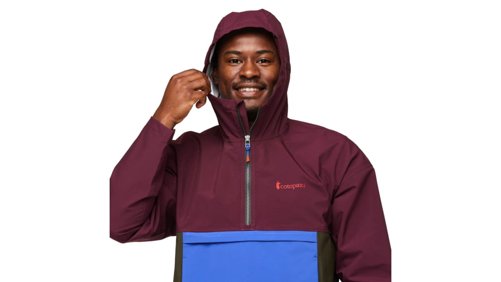 Cotopaxi Cielo Rain Anorak - Mens, Wine, Extra Large, CRA-F23-WINE-M-XL