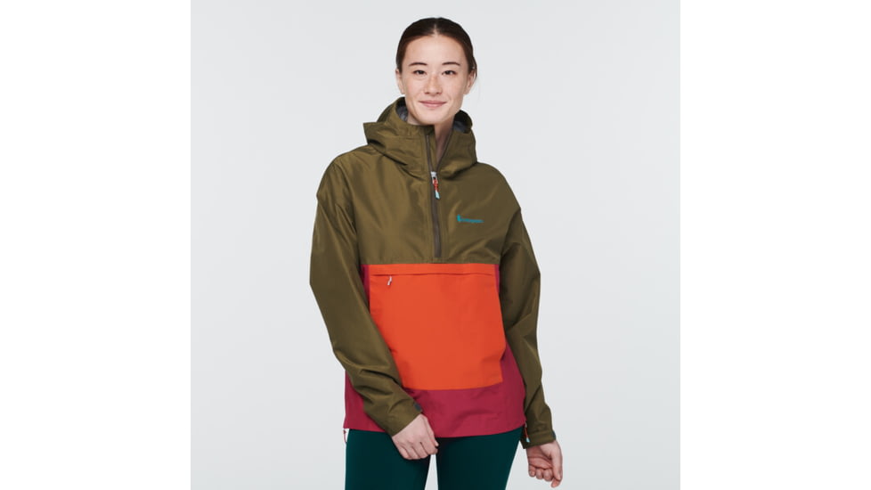 Cotopaxi Cielo Rain Anorak - Womens, Oak, Extra Large, CRA-S22-OAK-W-XL