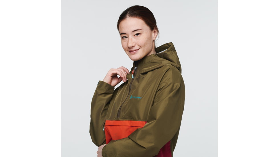 Cotopaxi Cielo Rain Anorak - Womens, Oak, Extra Large, CRA-S22-OAK-W-XL
