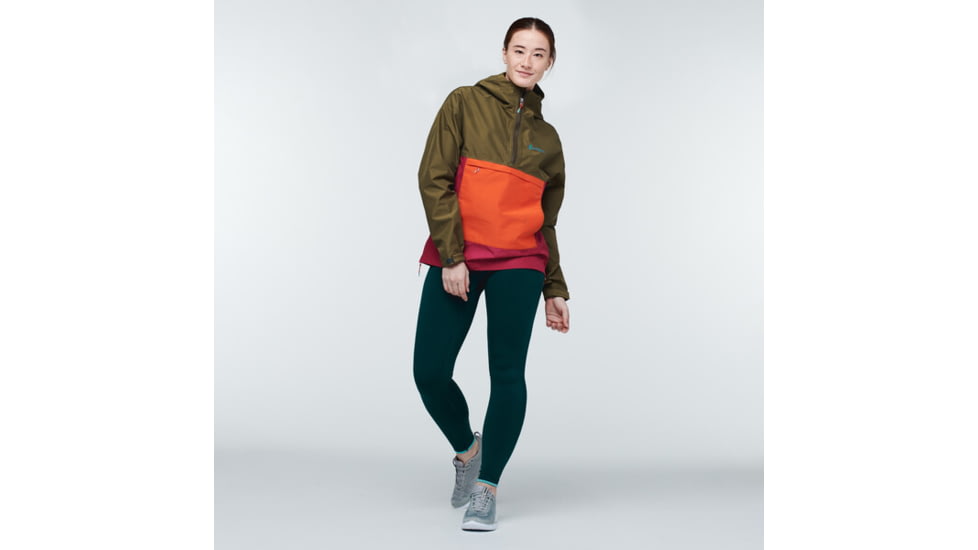 Cotopaxi Cielo Rain Anorak - Womens, Oak, Extra Large, CRA-S22-OAK-W-XL