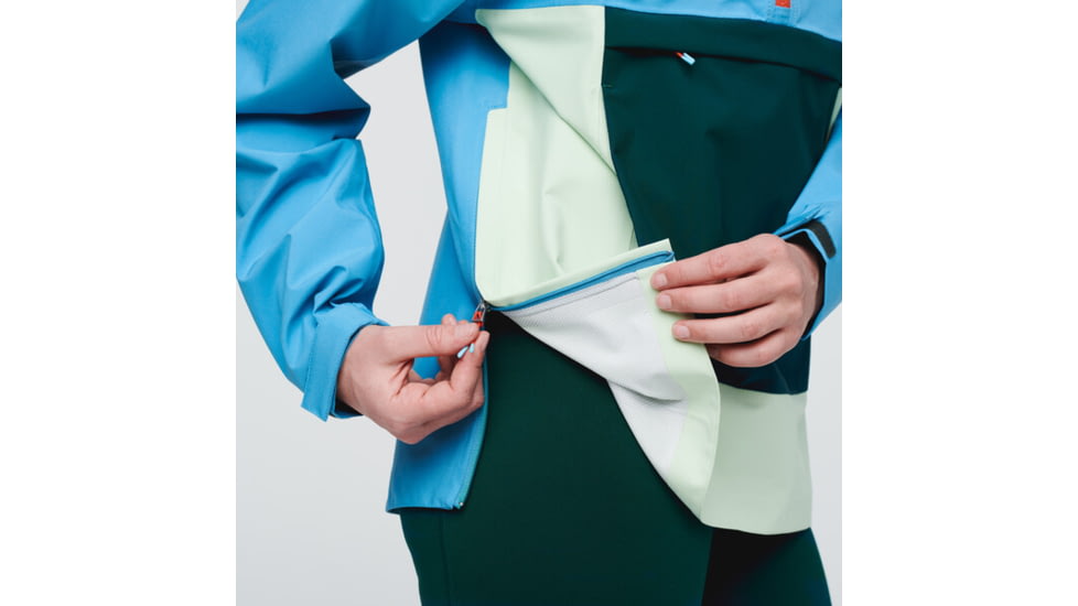 Cotopaxi Cielo Rain Anorak - Womens, River, Medium, CRA-S22-RVR-W-M