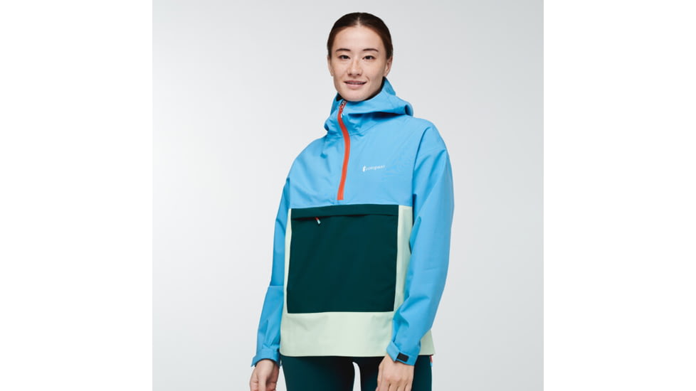 Cotopaxi Cielo Rain Anorak - Womens, River, Medium, CRA-S22-RVR-W-M