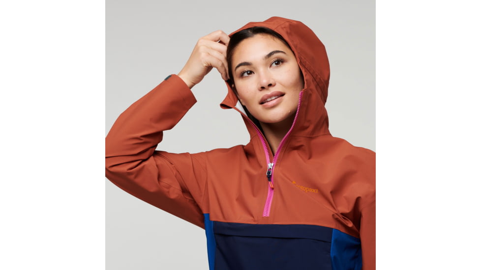 Cotopaxi Cielo Rain Anorak - Womens, Spice, Extra Large, CRA-F22-SPIC-W-XL