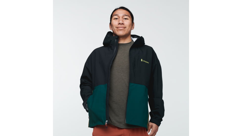 Cotopaxi Cielo Rain Jacket - Mens, All Black, Small, CRJ-S23-ABLK-M-S
