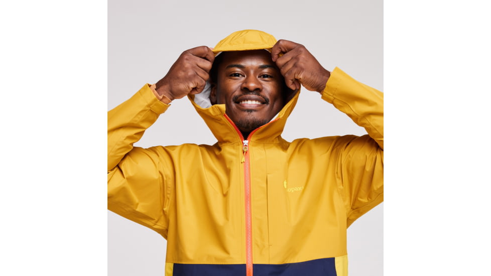Cotopaxi Cielo Rain Jacket - Mens, Amber, Large, CRJ-S23-AMBR-M-L