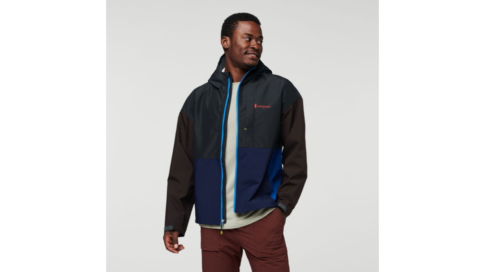 Cotopaxi Cielo Rain Jacket - Mens, Black/Cavern, Large, CRJ-F22-BLKCA-M-L