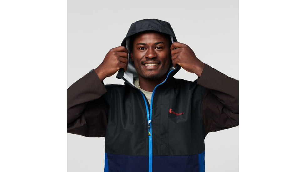 Cotopaxi Cielo Rain Jacket - Mens, Black/Cavern, Large, CRJ-F22-BLKCA-M-L
