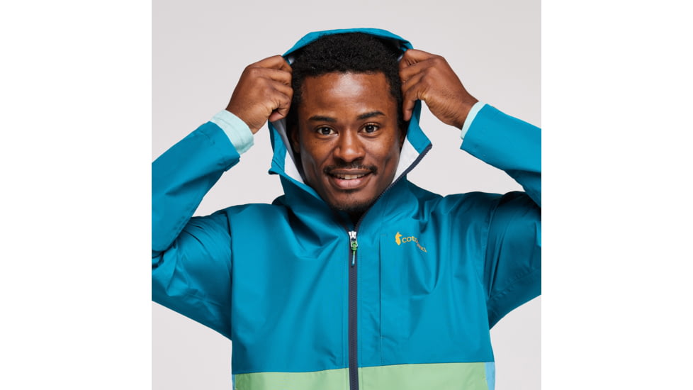 Cotopaxi Cielo Rain Jacket - Mens, Gulf, Large, CRJ-S23-GULF-M-L