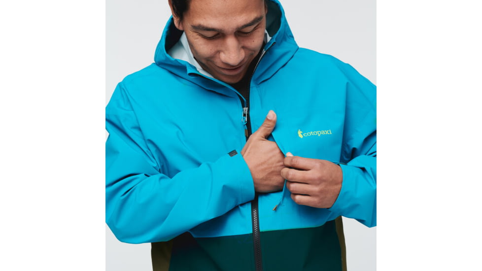 Cotopaxi Cielo Rain Jacket - Mens, Mineral Blue, Medium, CRJ-S22-MINB-M-M