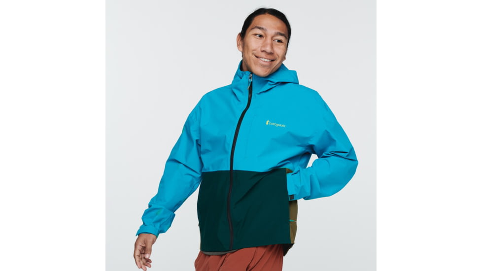 Cotopaxi Cielo Rain Jacket - Mens, Mineral Blue, Medium, CRJ-S22-MINB-M-M