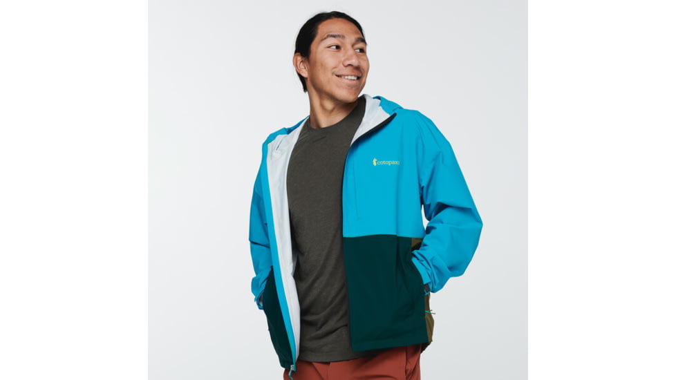 Cotopaxi Cielo Rain Jacket - Mens, Mineral Blue, Medium, CRJ-S22-MINB-M-M