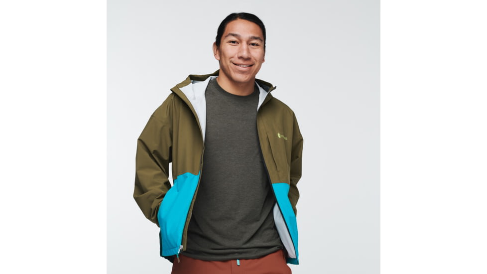 Cotopaxi Cielo Rain Jacket - Mens, Oak, Small, CRJ-S22-OAK-M-S