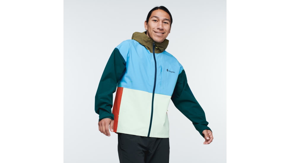 Cotopaxi Cielo Rain Jacket - Mens, River/Deep Ocean, Large, CRJ-S22-RVDO-M-L