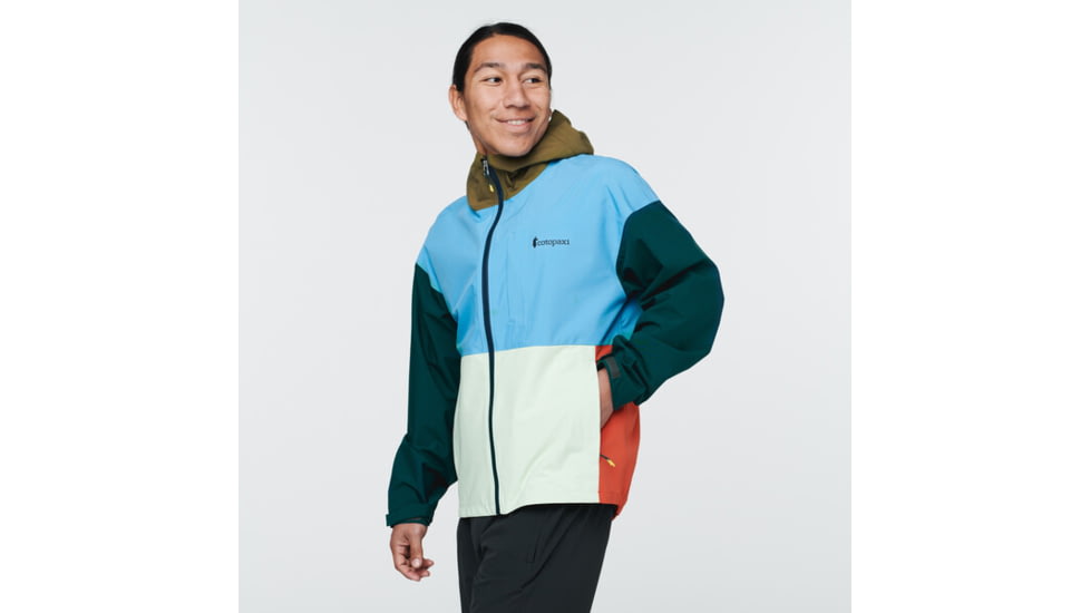 Cotopaxi Cielo Rain Jacket - Mens, River/Deep Ocean, Large, CRJ-S22-RVDO-M-L