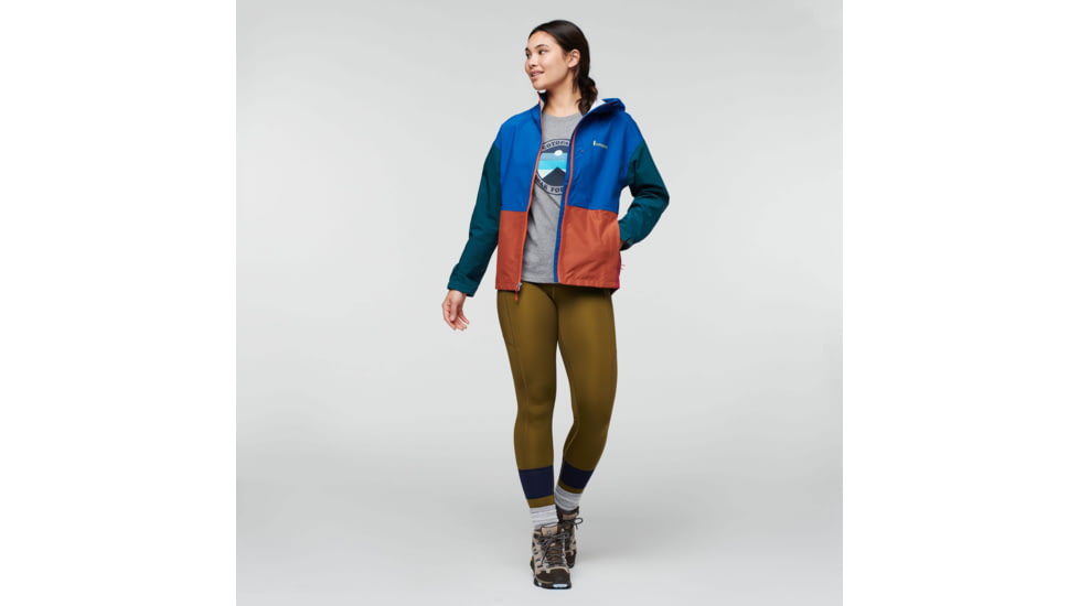 Cotopaxi Cielo Rain Jacket - Womens, Pacific/Deep Ocean, Extra Small, CRJ-F22-PACDEO-W-XS