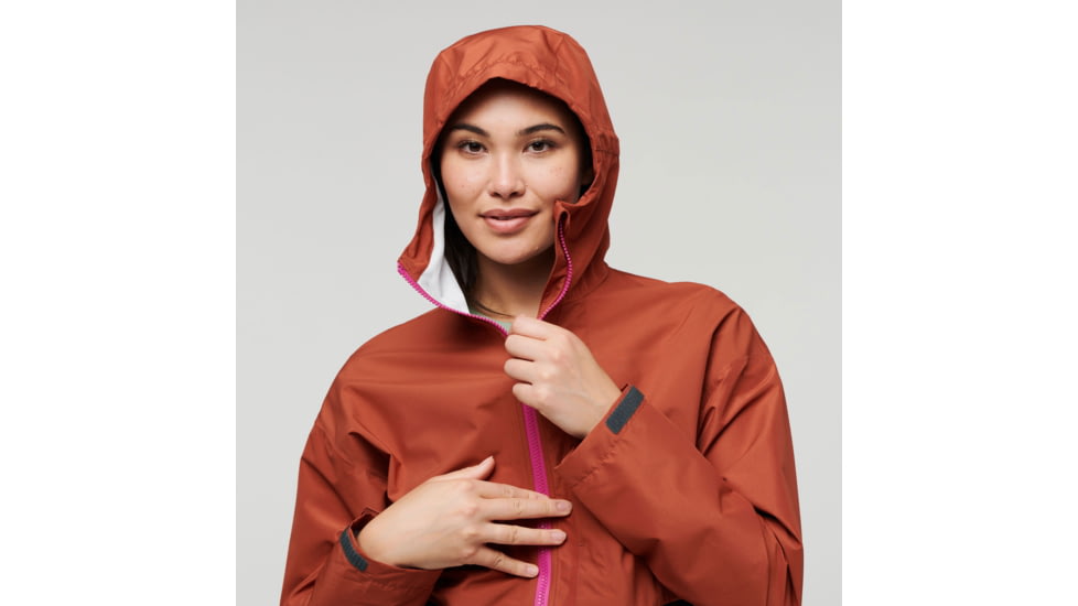 Cotopaxi Cielo Rain Jacket - Womens, Spice, Medium, CRJ-F22-SPIC-W-M