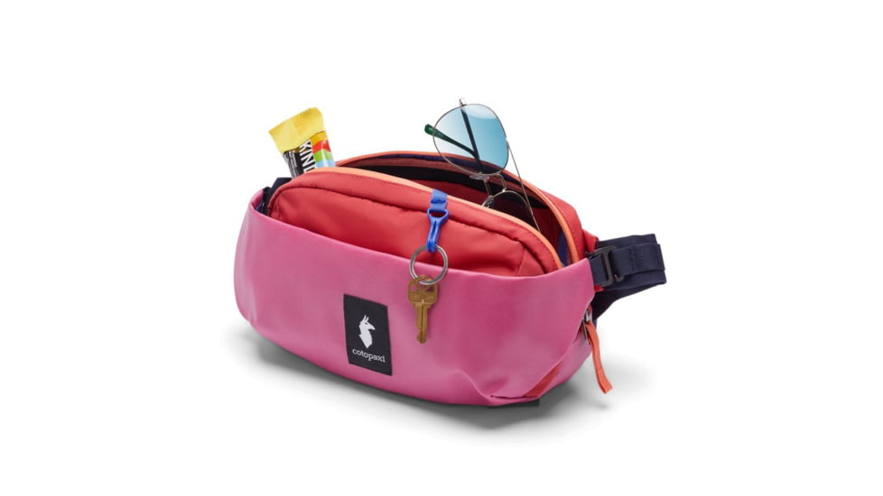 Cotopaxi Coso 2L Hip Pack - Cada Dia, Sangria/Strawberry, One Size, HIP-S24-SNGSB