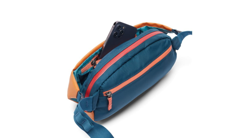 Cotopaxi Coso 2L Hip Pack - Cada Dia, Tamarindo/Abyss, One Size, HIP-S24-TAMAB